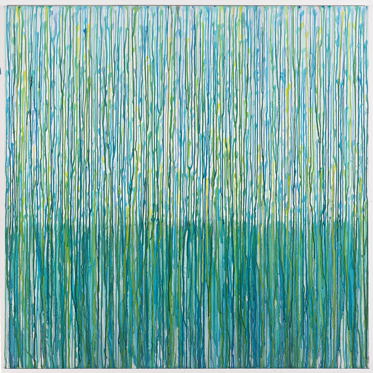"Water Lilies I", Print of Original on Canvas