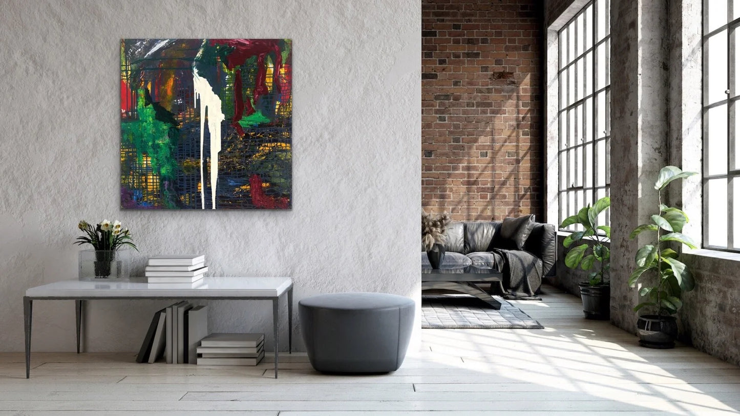 Graffiti, Print of Original Painting