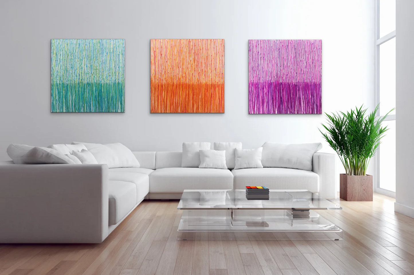 "Water Lilies I", Print of Original Painting