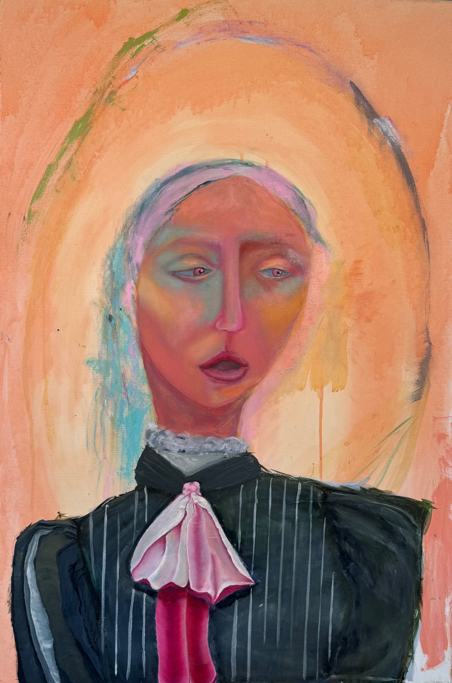 “A Portrait of a Woman, Circa 1890”, Print of Original Painting