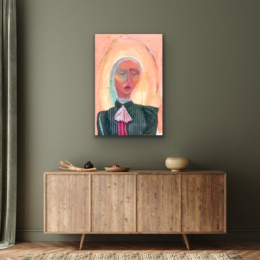 “A Portrait of a Woman, Circa 1890”, Print of Original Painting